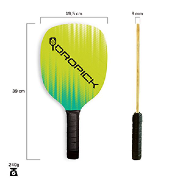 Yeşil Çocuk  Pickleball Ahşap Raket