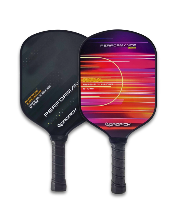 Dropick Performance Maç Seti - Shadow & Flame Editon | 2 Karbon Fiber Pickleball Raket + 4 Top + Taşıma Çantası